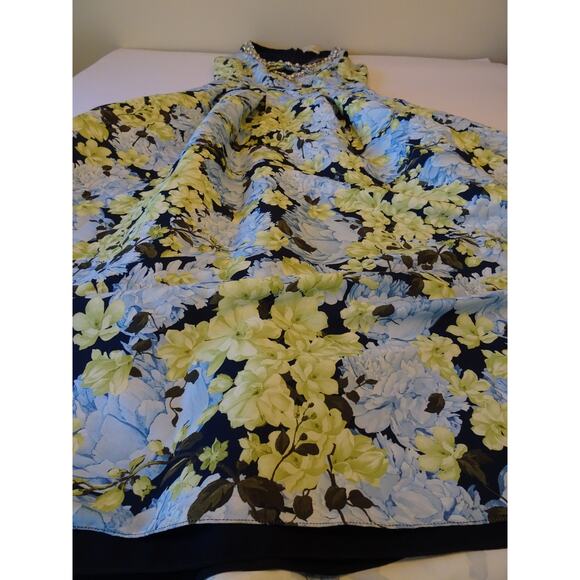 Sachin & Babi Millie Pearl Garden Club Floral Print V Neck Midi Dress NWT 850 S - Picture 8 of 12